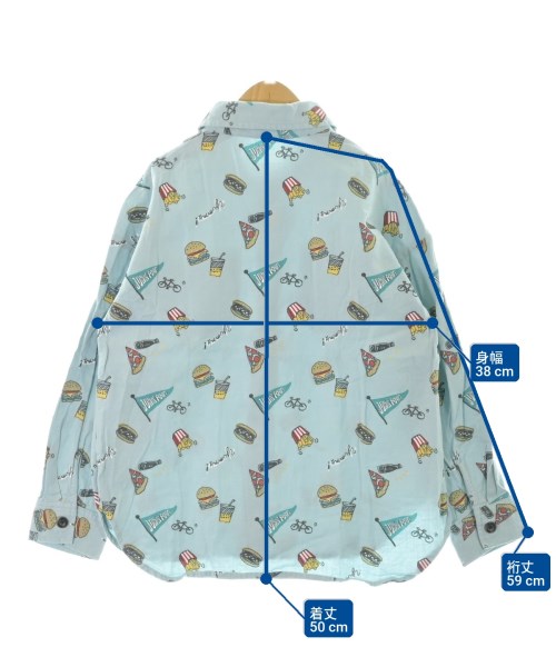 BREEZE（ブリーズ）シャツ 青 サイズ:130(9T-10T) キッズ/2200664288082