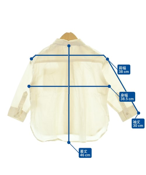 BREEZE（ブリーズ）シャツ 白 サイズ:100(3T-4T) キッズ/2200667222021