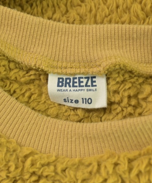BREEZE（ブリーズ）スウェット 黄 サイズ:110(5T-6T) キッズ/2200721214887