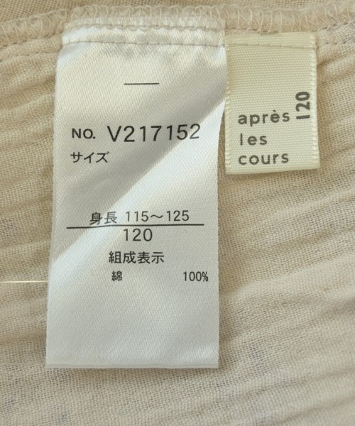 apres les cours（アプレレクール）ワンピース（その他） ベージュ サイズ:120(7T-8T) キッズ/2200671624057