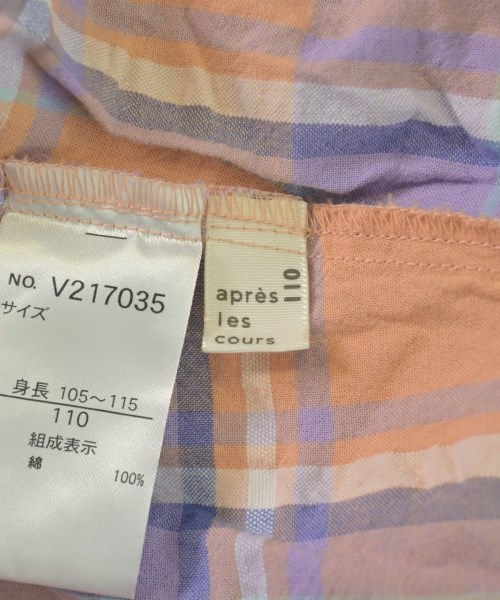apres les cours（アプレレクール）ワンピース（その他） オレンジ サイズ:110(5T-6T) キッズ/2200694070107