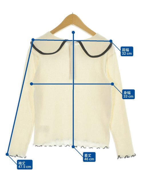 apres les cours（アプレレクール）Tシャツ・カットソー 白 サイズ:120(7T-8T) キッズ/2200694104109