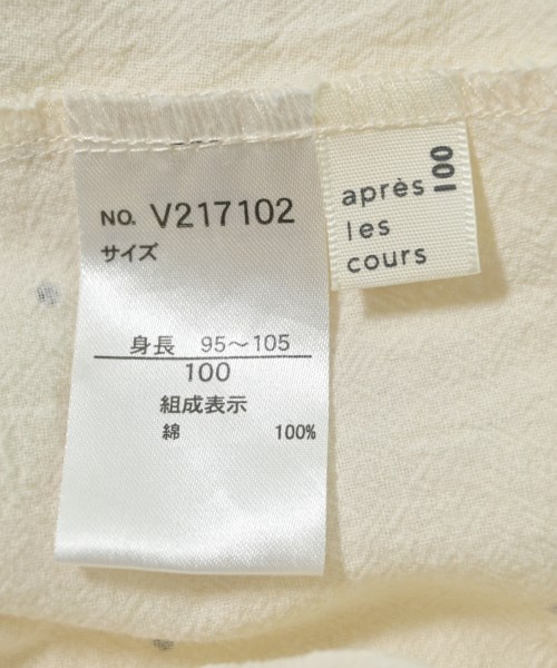 apres les cours（アプレレクール）ワンピース（その他） 白 サイズ:100(3T-4T) キッズ/2200715218105