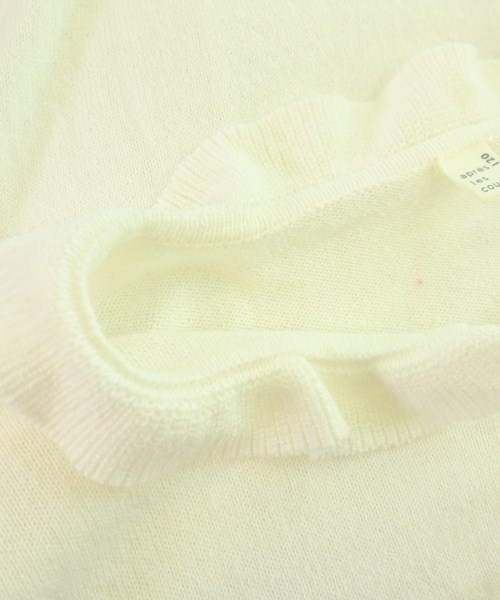apres les cours（アプレレクール）ニット 白 サイズ:120(7T-8T) キッズ/2200715218136