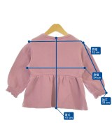apres les cours（アプレレクール）スウェット ピンク サイズ:100(3T-4T) キッズ/2200678142059