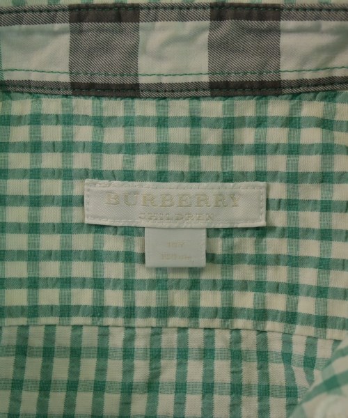BURBERRY CHILDREN（バーバリーチルドレン）シャツ 緑 サイズ:140(11T-12T) キッズ/2200623009024