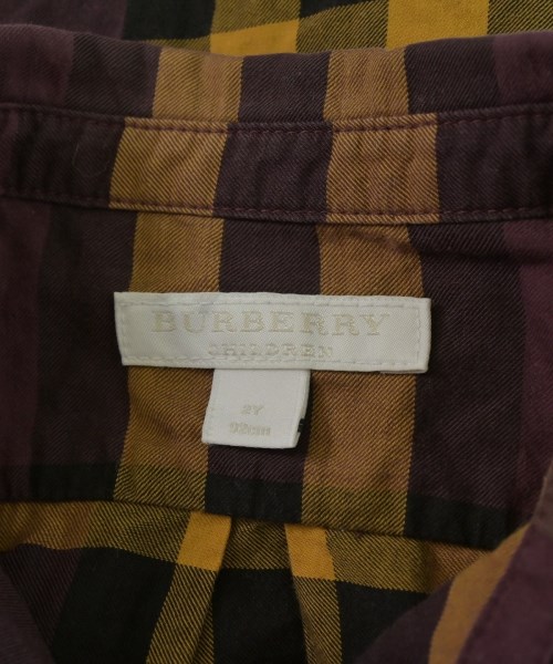 BURBERRY CHILDREN（バーバリーチルドレン）シャツ 紫 サイズ:92(24M) キッズ/2200680425010