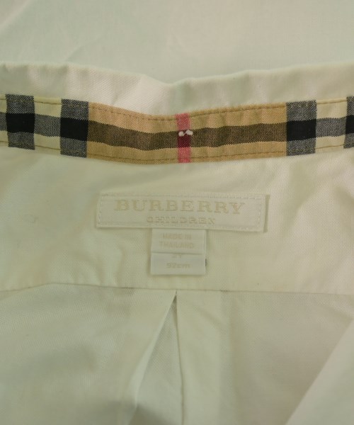 BURBERRY CHILDREN（バーバリーチルドレン）シャツ 白 サイズ:92(24M) キッズ/2200654844182