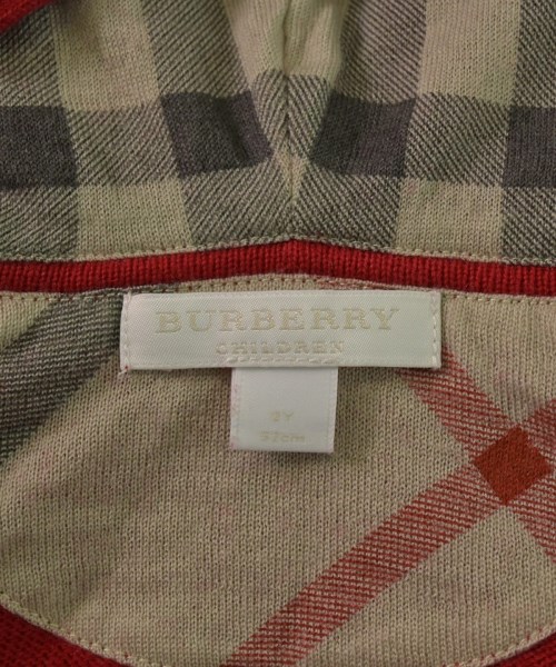 BURBERRY CHILDREN（バーバリーチルドレン）ニット 赤 サイズ:90(24M) キッズ/2200650068117