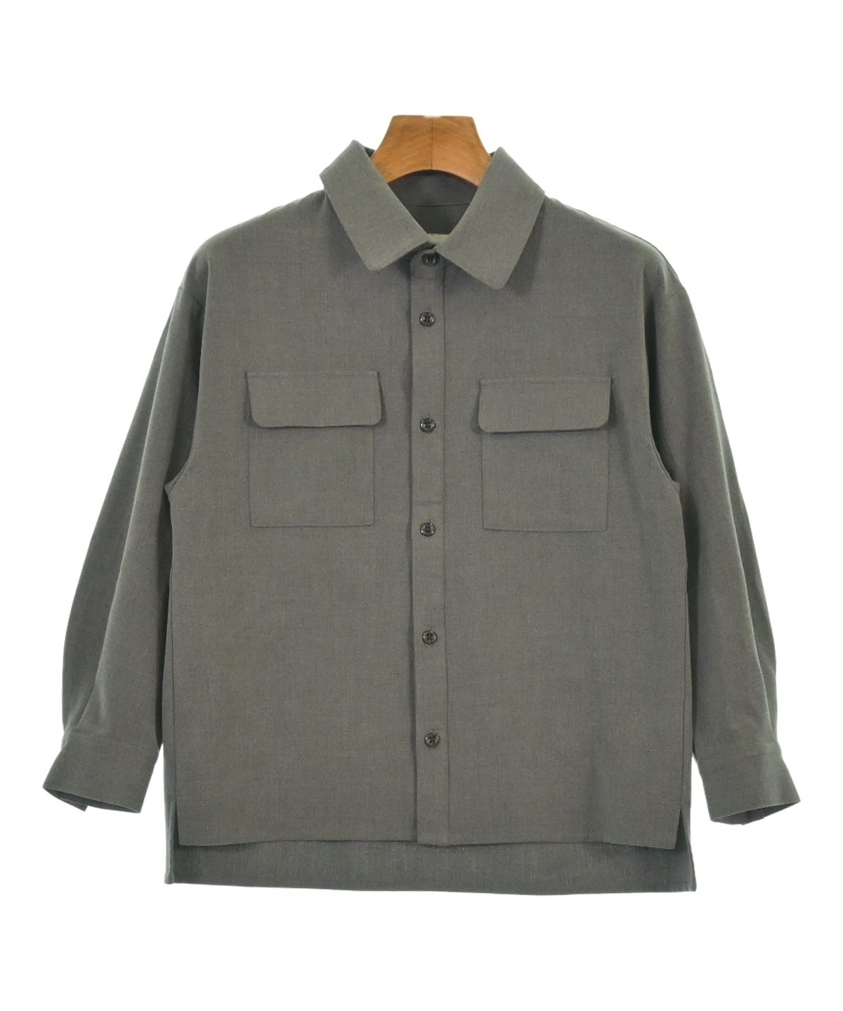 LOWRYS FARM（ローリーズファーム）シャツ グレー サイズ:120(7T-8T 