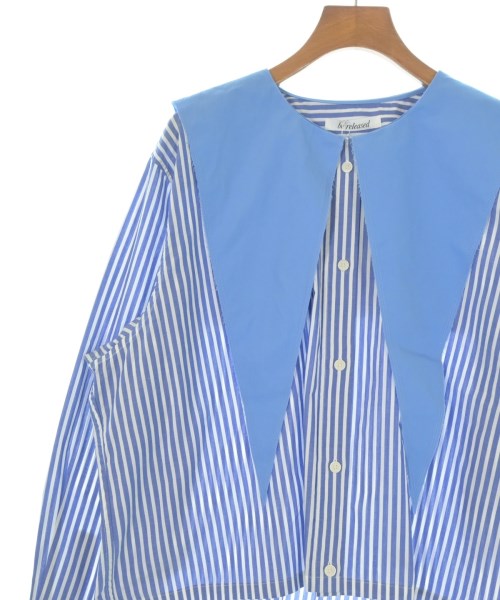 be released（ビーリリースト）ブラウス 青 サイズ:F レディース/2200609262122
