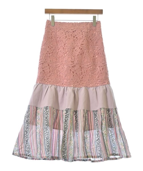 be released(ビーリリースト)ロング・マキシ丈スカート ピンク サイズ:-(M位)/2200648520122