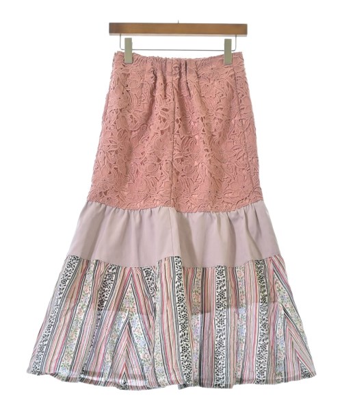 be released（ビーリリースト）ロング・マキシ丈スカート ピンク サイズ:-(M位) レディース/2200648520122