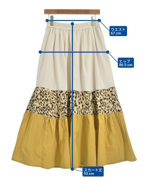 be released（ビーリリースト）ロング・マキシ丈スカート ベージュ サイズ:-(M位) レディース/2200648520153