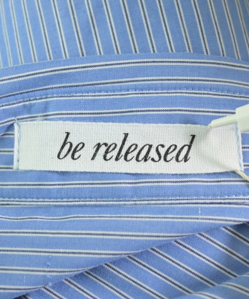be released（ビーリリースト）カジュアルシャツ 青 サイズ:F レディース/2200648520269