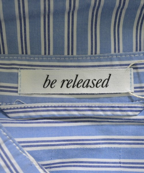 be released（ビーリリースト）カジュアルシャツ 青 サイズ:F レディース/2200648520313