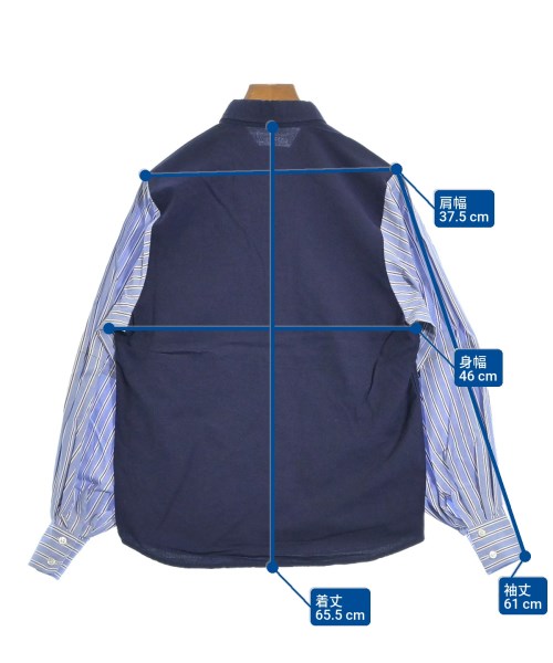 be released（ビーリリースト）カジュアルシャツ 紺 サイズ:-(M位) レディース/2200648520320