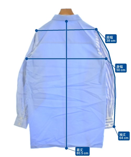 be released（ビーリリースト）カジュアルシャツ 青 サイズ:-(M位) レディース/2200648520337