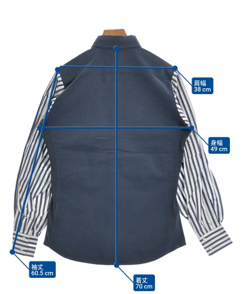 be released（ビーリリースト）カジュアルシャツ 紺 サイズ:-(M位) レディース/2200648520344