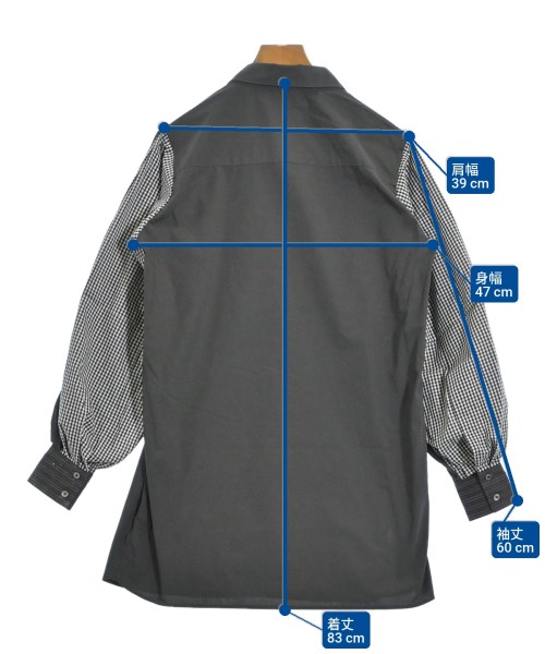 be released（ビーリリースト）カジュアルシャツ グレー サイズ:-(M位) レディース/2200648520368