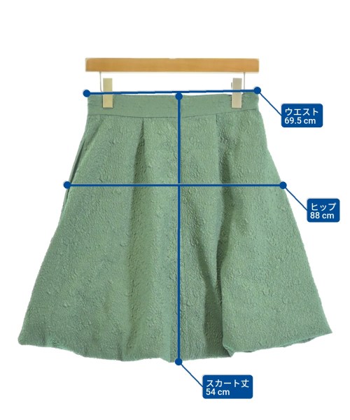 be released（ビーリリースト）ひざ丈スカート 緑 サイズ:-(M位) レディース/2200648520474