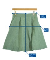 be released（ビーリリースト）ひざ丈スカート 緑 サイズ:-(M位) レディース/2200648520474