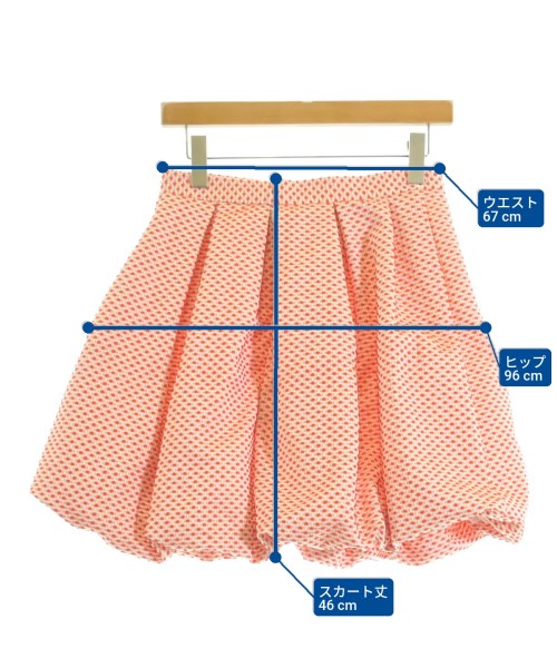 be released（ビーリリースト）ひざ丈スカート オレンジ サイズ:-(S位) レディース/2200648520481