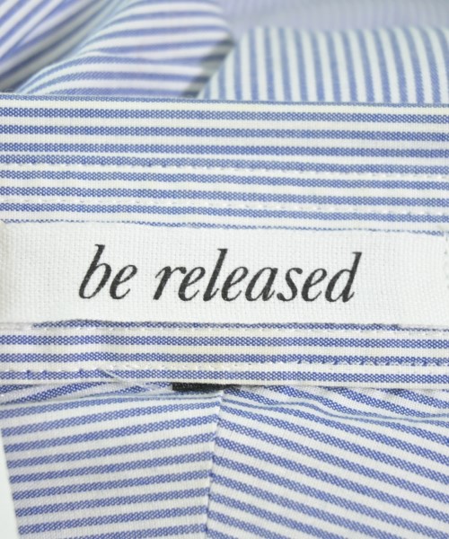 be released（ビーリリースト）カジュアルシャツ 青 サイズ:F レディース/2200648520542