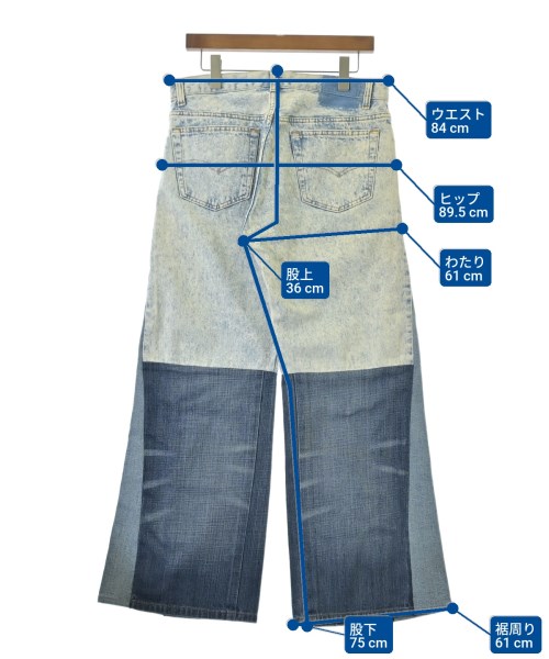 be released（ビーリリースト）デニムパンツ 青 サイズ:-(M位) レディース/2200648520832