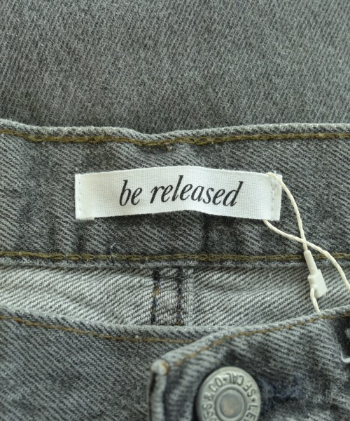 be released（ビーリリースト）デニムパンツ グレー サイズ:-(L位) レディース/2200648520887