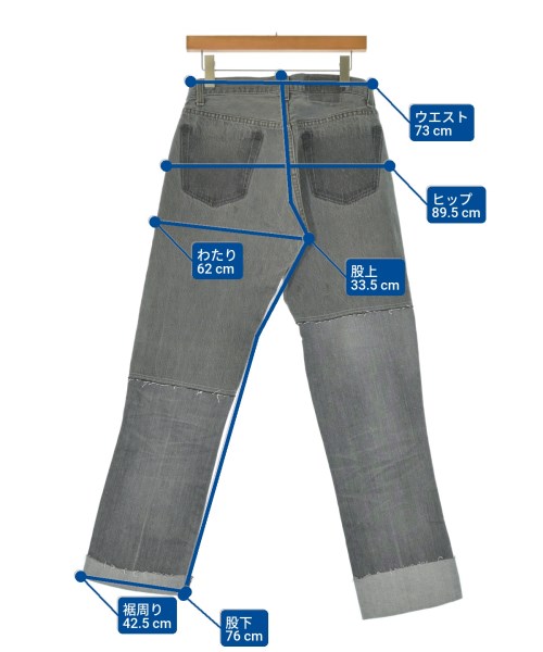 be released（ビーリリースト）デニムパンツ グレー サイズ:-(L位) レディース/2200648520887