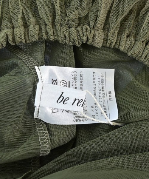 be released（ビーリリースト）ひざ丈スカート カーキ サイズ:-(L位) レディース/2200648520993