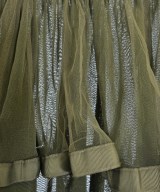 be released（ビーリリースト）ひざ丈スカート カーキ サイズ:-(L位) レディース/2200648520993