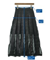 be released（ビーリリースト）ロング・マキシ丈スカート 黒 サイズ:-(XS位) レディース/2200648521143