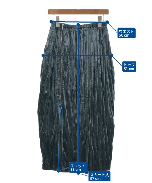 be released（ビーリリースト）ロング・マキシ丈スカート グレー サイズ:-(XS位) レディース/2200648521198