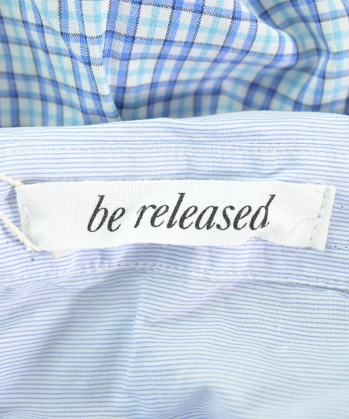 be released（ビーリリースト）カジュアルシャツ 青 サイズ:F レディース/2200648521303