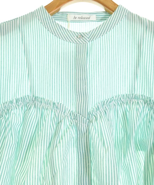be released（ビーリリースト）カジュアルシャツ 緑 サイズ:F レディース/2200648521488