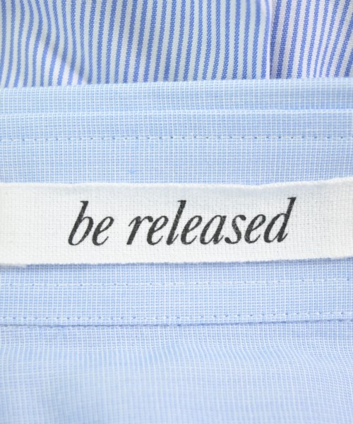 be released（ビーリリースト）カジュアルシャツ 青 サイズ:F レディース/2200648521495