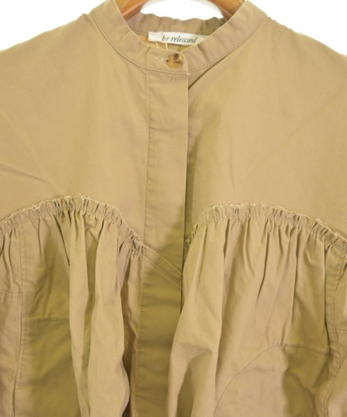 be released（ビーリリースト）カジュアルシャツ 茶 サイズ:F レディース/2200648521501