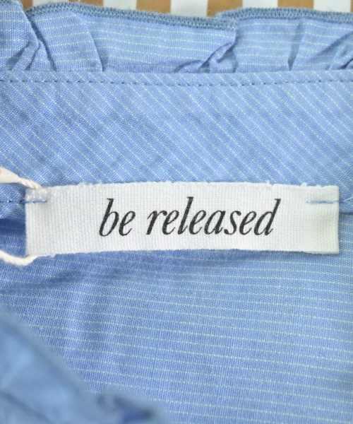 be released（ビーリリースト）カジュアルシャツ 青 サイズ:F レディース/2200648521518