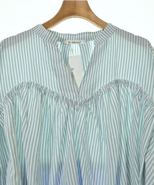 be released（ビーリリースト）カジュアルシャツ 緑 サイズ:F レディース/2200648521525
