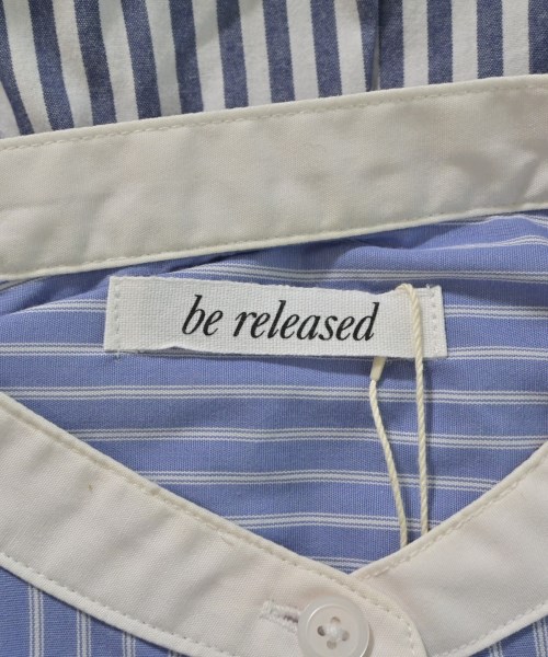 be released（ビーリリースト）カジュアルシャツ 青 サイズ:F レディース/2200648521532