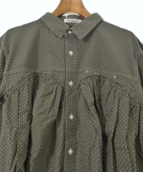 be released（ビーリリースト）カジュアルシャツ グレー サイズ:F レディース/2200648521549
