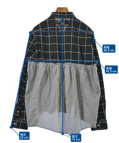 be released（ビーリリースト）カジュアルシャツ 黒 サイズ:-(M位) レディース/2200648521556