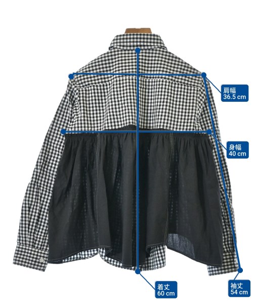 be released（ビーリリースト）カジュアルシャツ 黒 サイズ:-(M位) レディース/2200648521570