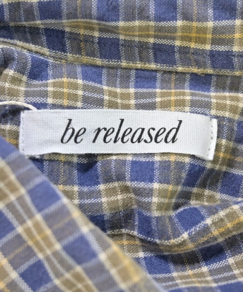 be released（ビーリリースト）カジュアルシャツ 紺 サイズ:-(M位) レディース/2200648521594