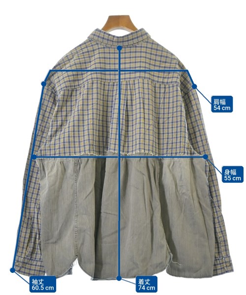 be released（ビーリリースト）カジュアルシャツ 紺 サイズ:-(M位) レディース/2200648521594