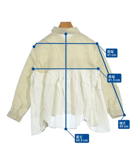 be released（ビーリリースト）カジュアルシャツ ベージュ サイズ:-(M位) レディース/2200648521679