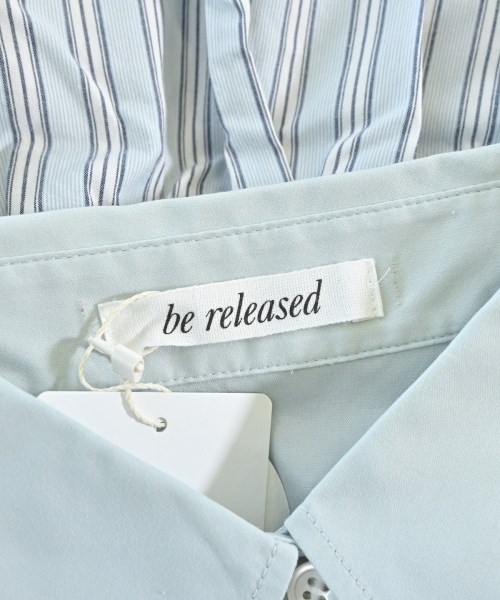 be released（ビーリリースト）カジュアルシャツ 青 サイズ:-(M位) レディース/2200648521686