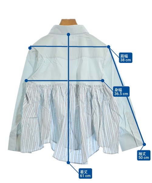 be released（ビーリリースト）カジュアルシャツ 青 サイズ:-(M位) レディース/2200648521686